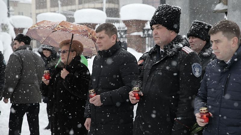 В Краснодаре почтили память жертв политических репрессий казачества 