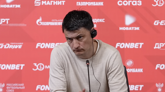 Владимир Ивич рассказал о матче с «Акроном» в ходе пресс-конференции. Фото: ФК «Краснодар»