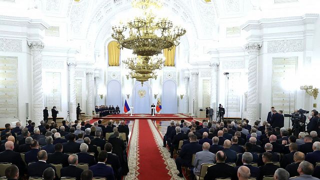 Владимир Путин выступил в Большом Кремлёвском Дворце. Фото: kremlin.ru