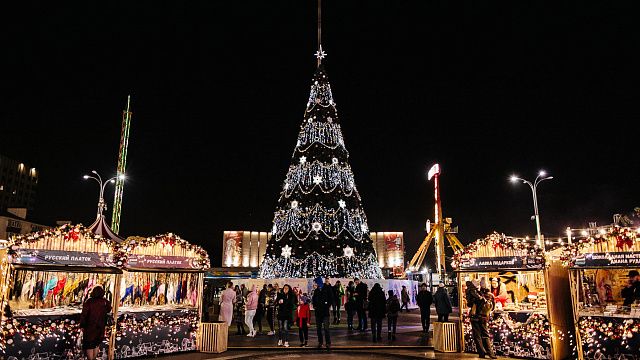 С 24 декабря в Краснодаре откроется главная новогодняя ярмарка