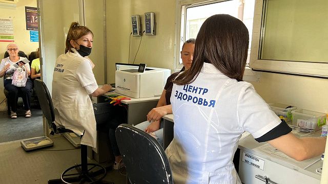 Мобильный центр скрининговой диагностики / Фото: телеканал «Краснодар»