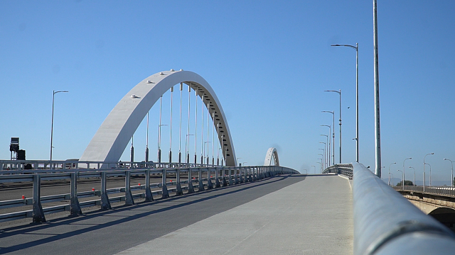 Новый Яблоновский мост откроют до конца этого года. Фото: телеканал «Краснодар»