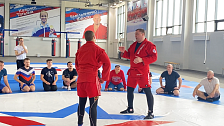 Во «Дворце самбо» прошла открытая тренировка с участием чемпиона Европы 