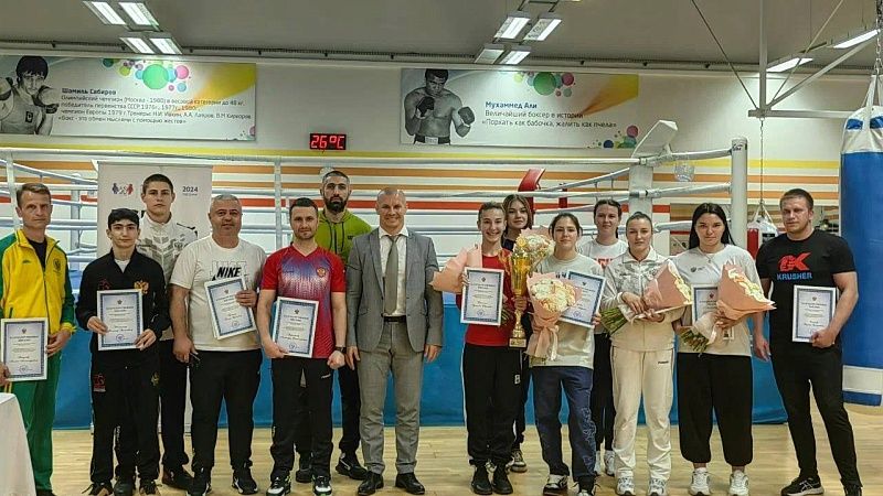 В Краснодаре наградили победителей и призеров первенства России по боксу 