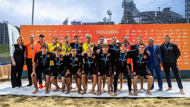 Команда из Краснодарского края впервые стала призером Кубка юниоров по пляжному футболу