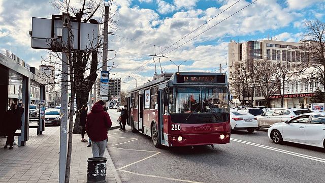 В 2023 году троллейбусный парк Краснодара обновится на 40 процентов. Фото: телеканал «Краснодар»