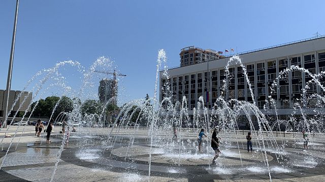В городе три дня не будут работать несколько фонтанов. Фото: Телеканал «Краснодар»
