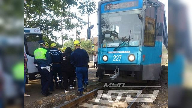 В Краснодаре трамвай сбил пешехода 