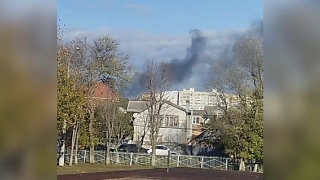 В Краснодаре потушили открытое возгорание градирного корпуса
