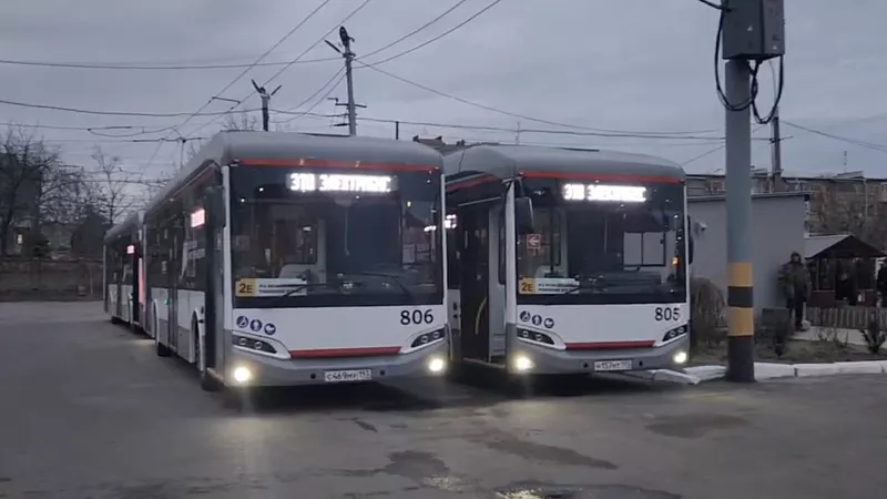 На дороги Краснодара вышли первые электробусы
