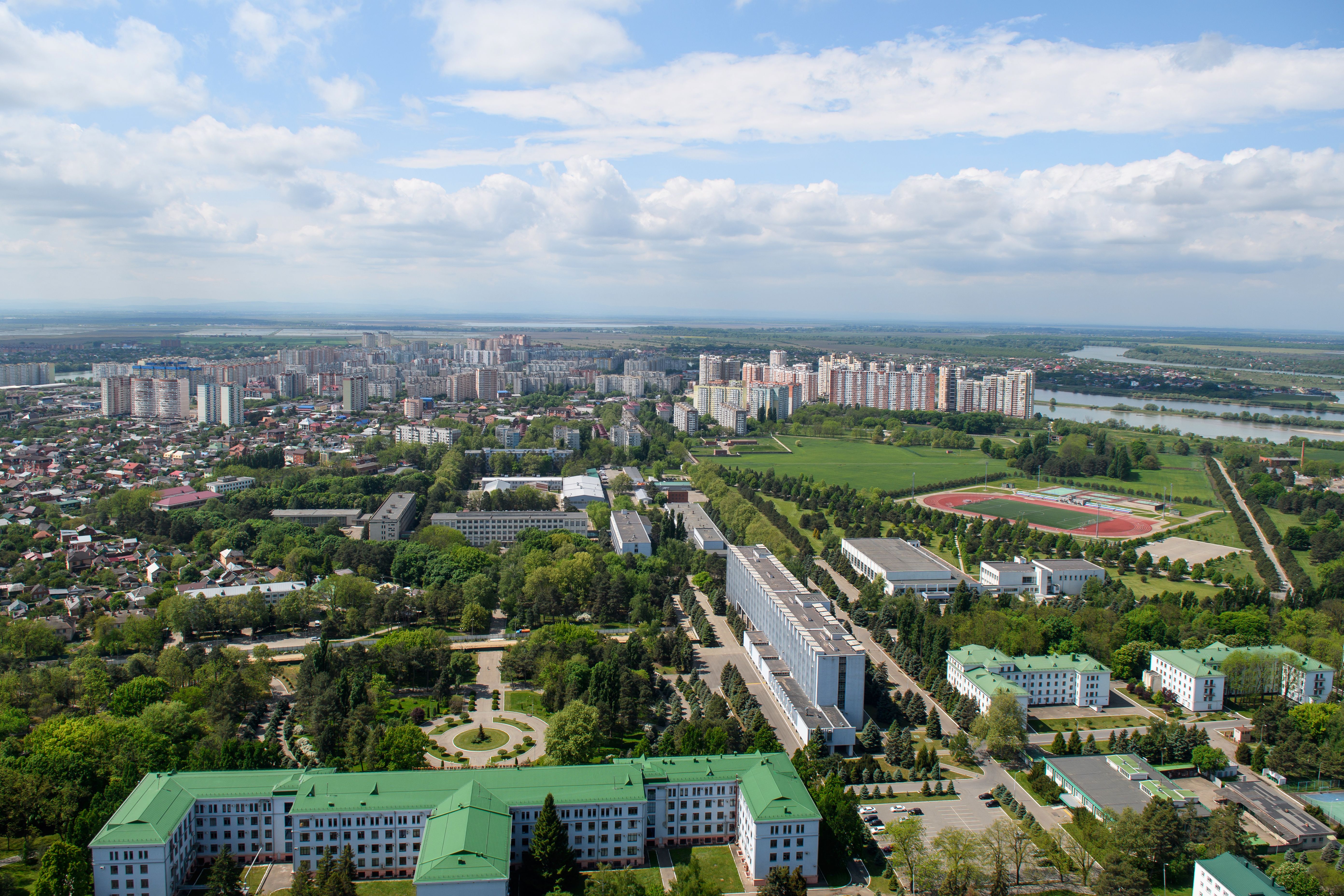 Внутригородская территория. КУБГАУ сверху. КУБГАУ вид сверху. Аграрный университет Краснодар с высоты птичьего полета. КУБГАУ С высоты.