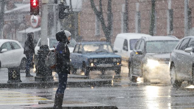 18 марта в Краснодаре будет холодно, ветрено, возможно выпадение снега Фото: Телеканал «Краснодар»/Геннадий Аносов