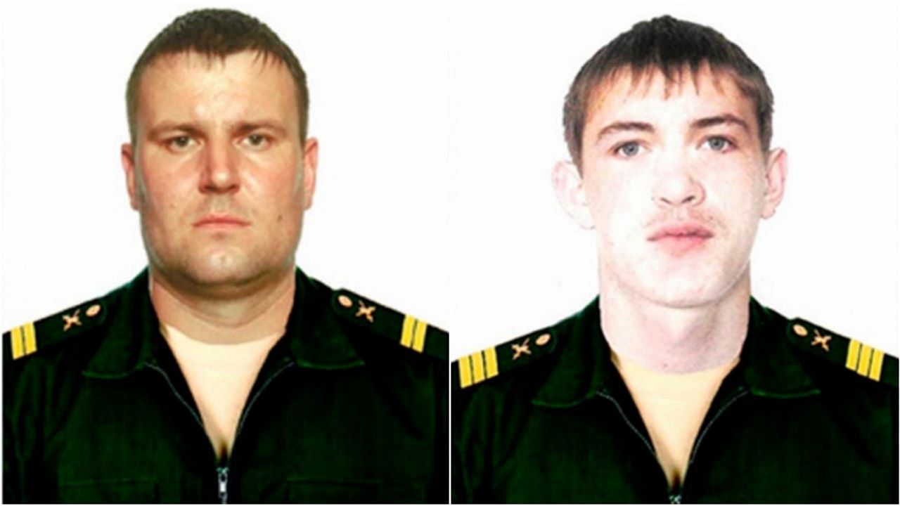 Младший сержант Сергей Тырышкин и Сержант Андрей Кабанцев. Фото: Министерство обороны РФ
