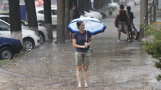 До конца недели на Кубани будет дождливо