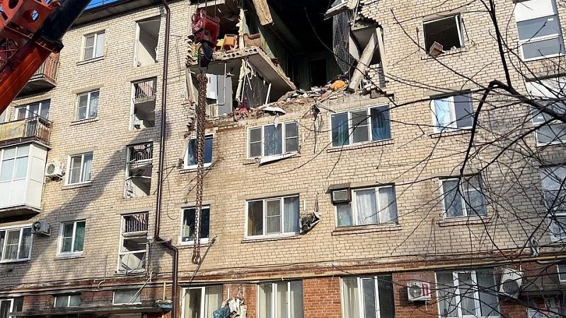 Забрать личные вещи смогли жители обрушившегося дома в Белореченске