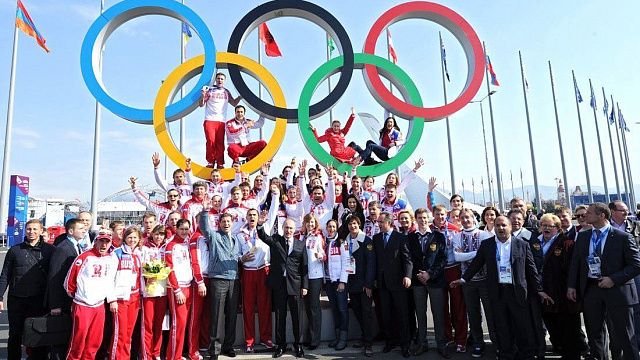 Владимир Путин на Олимпиаде в Сочи в 2014 году Фото: putin.kremlin.ru