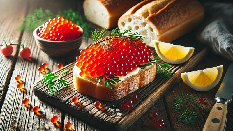 Медианная цена красной икры выросла на 18% на Кубани