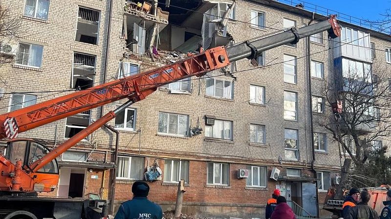 Дом после взрыва газа в Белореченске восстановят