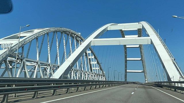 Крымский мост закрылся на ремонт Фото: Телеканал «Краснодар»