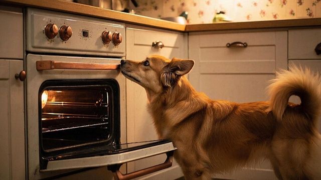 Собака устроила взрыв в многоэтажном доме и спряталась на балконе в Новосибирске