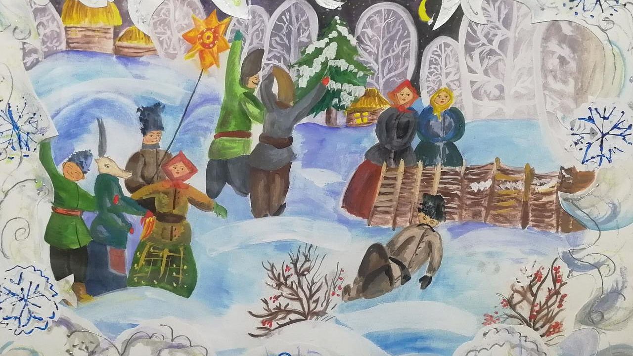В Краснодаре в преддверии новогодних праздников пройдет выставка детских рисунков. Фото: пресс-служба министертсва кульутры Краснодарского края