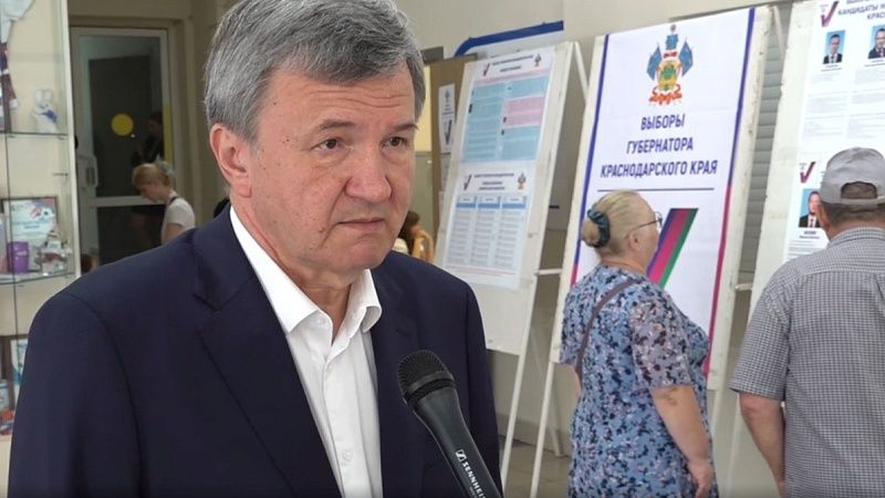 Ректор КубГУ Астапов принял участие в выборах губернатора Краснодарского края