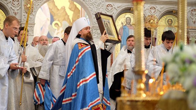 В Свято-Екатерининском кафедральном соборе встретят чудотворную икону Божией Матери