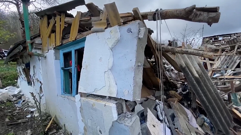 Появилось видео с последствиями атаки БПЛА на Крымский район Кубани