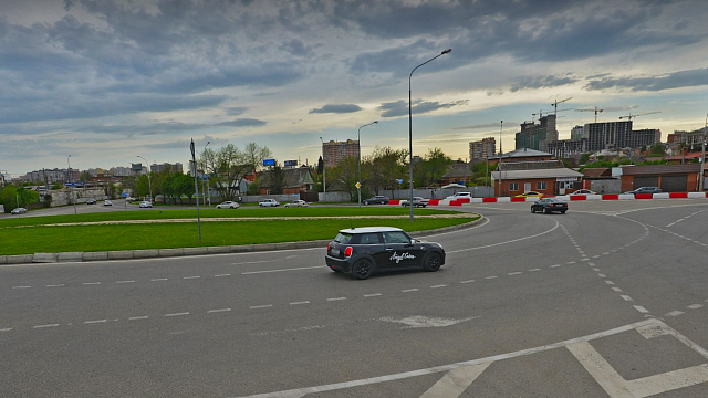 На Тихорецком кольце в Краснодаре изменят схему движения Фото: yandex.ru/maps