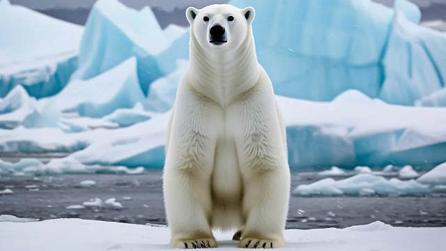 Белый медведь пять дней держал в страхе жителей поселка в Якутии 