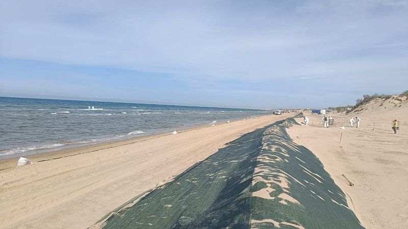 Новые следы мазута не обнаружили 7 мая на побережье в Анапе