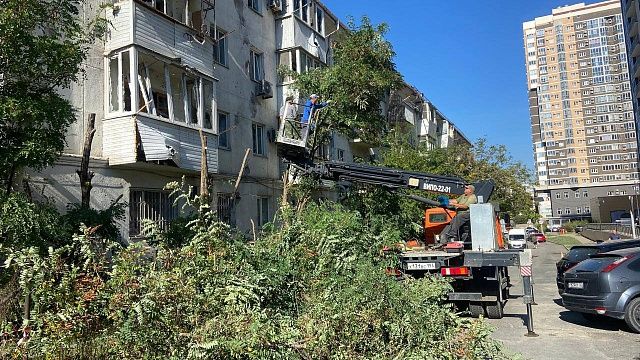 Власти Новороссийска объяснили жалобы на протечки в пострадавшем от БПЛА доме