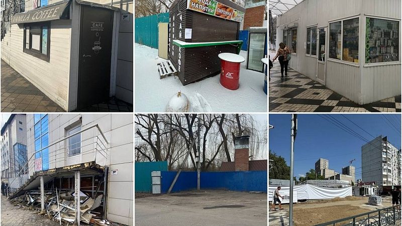 В январе убрали 12 нелегальных торговых точек с улиц Краснодара