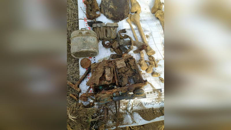В Крыму обнаружили останки красноармейца, который ушел на фронт Великой Отечественной войны из Краснодара