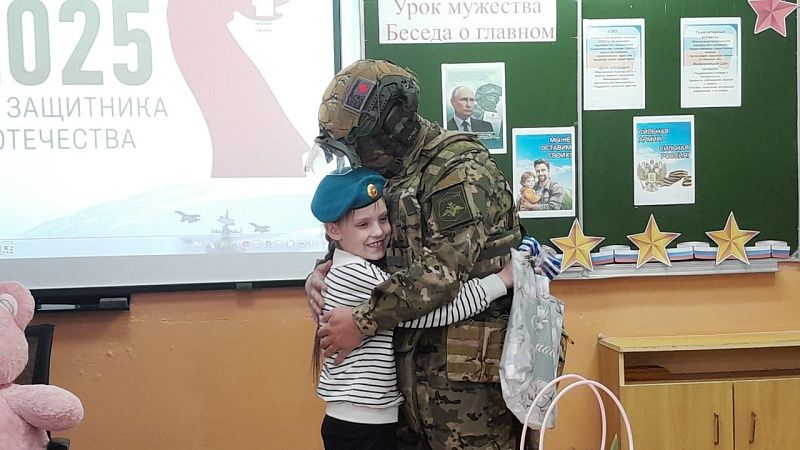 Бойцы СВО поблагодарили за поддержку третьклассницу из Белореченского района