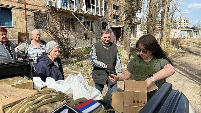 Волонтёры Краснодара доставили гумпомощь в Авдеевку 