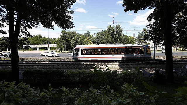 В Краснодаре из-за отключения электроэнергии остановились трамваи