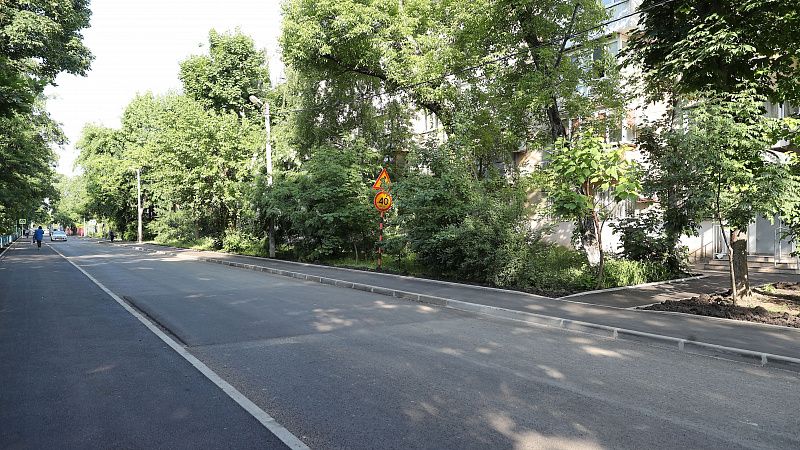 Рядом с ж/д вокзалом «Краснодар-1» обновили участок улицы