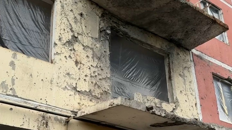 Наумов рассказал о восстановлении дома после атаки БПЛА в Карасунском округе