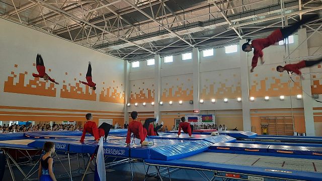 Краснодар примет сразу 2 национальных турнира по прыжкам на батуте. Фото: Спортивная школа олимпийского резерва по прыжкам на батуте Краснодарского края