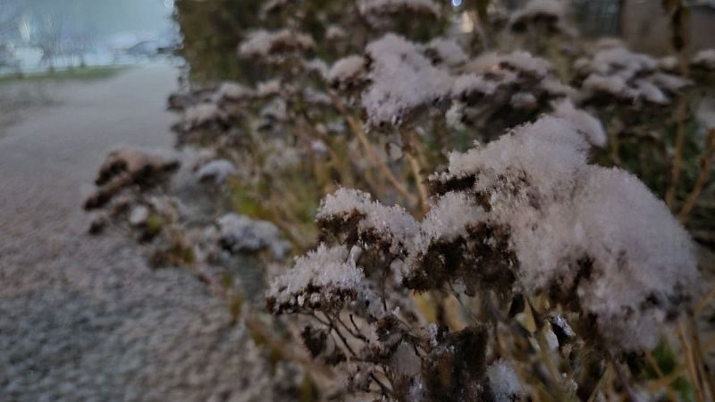 Дороги и тротуары завалило снегом из-за аномальных осадков в Апшеронске