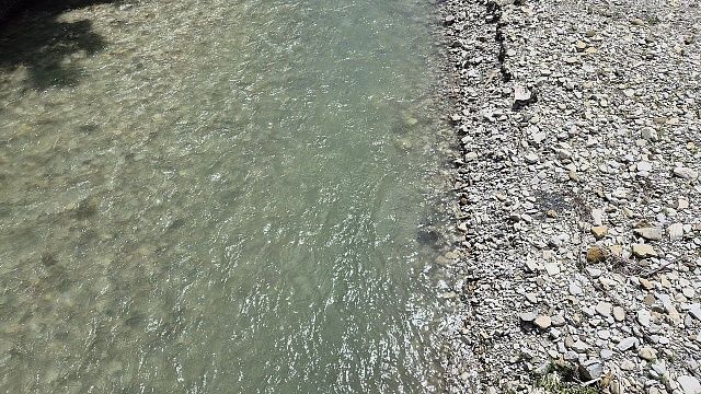 Агурское ущелье обмелело в нацпарке в Сочи