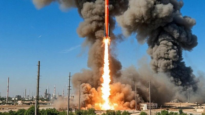 На видео попал мощный взрыв в Рыльске Курской области после атаки ВСУ