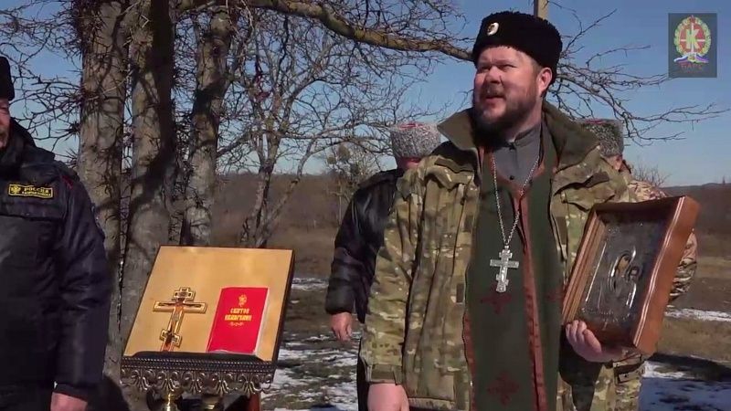 Казанская икона Божией Матери передана бойцам отряда «Кубань»
