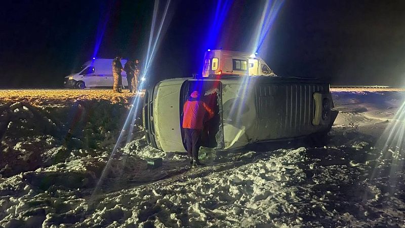 Шесть пассажиров пострадали в ДТП с маршруткой в Усть-Лабинском районе