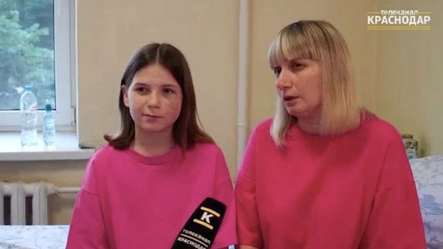 Девочка с откушенным лицом выписалась из больницы Краснодара