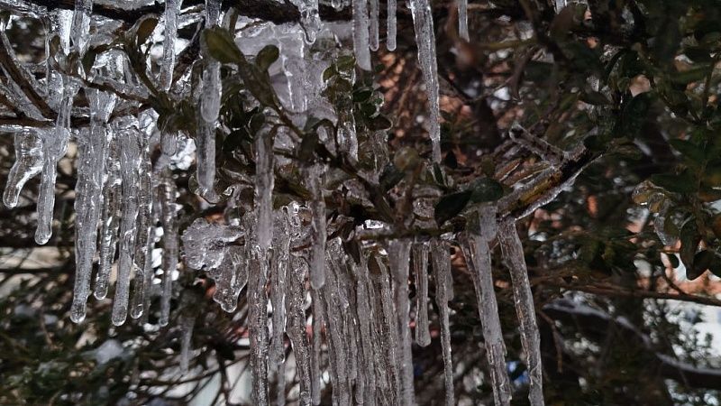 Из-за аномального холода в марте продлили штормовое предупреждение на Кубани 