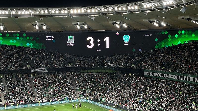 «Краснодар» забил два важных гола «Ахмату» за несколько минут