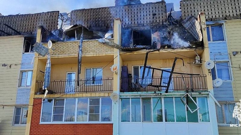 Часть квартир не подлежат восстановлению после сильного пожара в Староминской