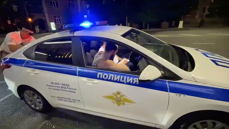 Почти 180 нарушений за ночь выявили во время рейда ГИБДД в Краснодаре